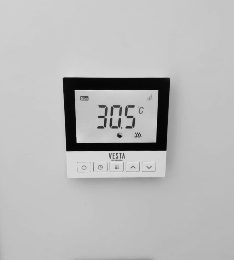 controle temperatura chão aquecido